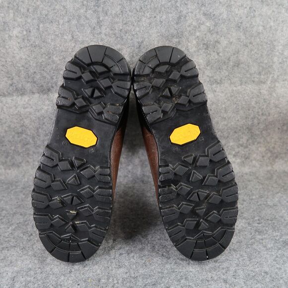 Timberland Shoes Womens 7 Boots Hiking Outdoor Leather Vintage Brown Lace Up Mid - Picture 10 of 16